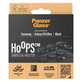 Ochraniacz soczewki tylnego aparatu Hoops do Samsung S24 Ultra, czarny, black, PanzerGlass