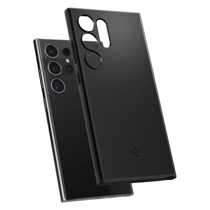 Etui Thin Fit do Samsung S24 Ultra, czarny, black, Spigen