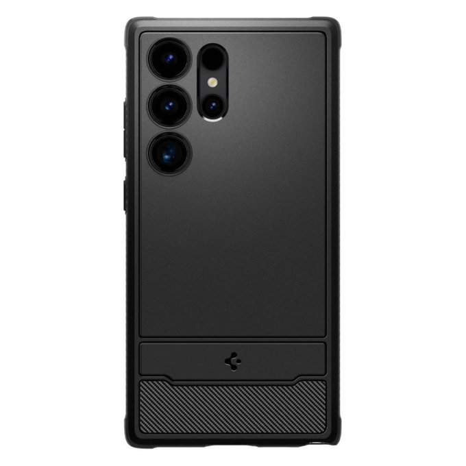 Etui do Samsung S24 Ultra, Rugged Armor, Matte Black, Spigen
