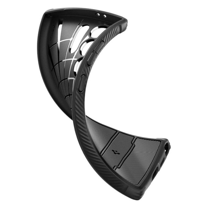 Etui do Samsung S24 Ultra, Rugged Armor, Matte Black, Spigen