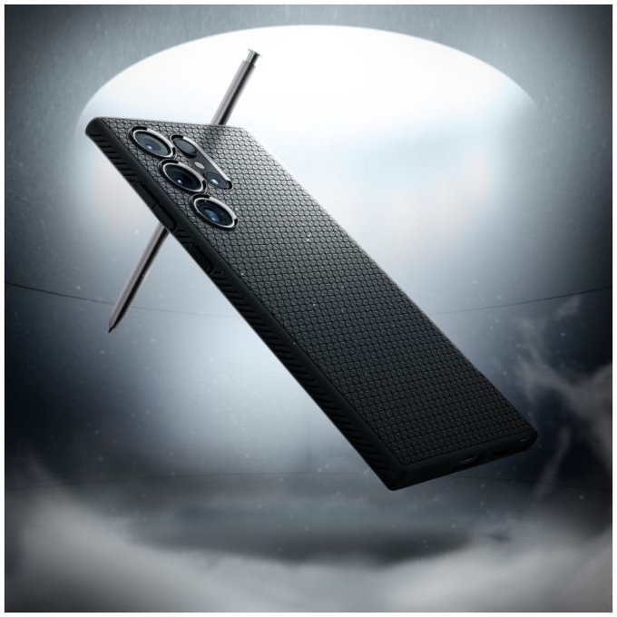 Etui do Samsung S24 Ultra, Liquid Air, Matte Black, Spigen