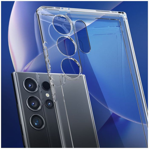 Etui do Samsung S24 Ultra, Ultra Hybrid, Przezroczysty, Transparent, Spigen