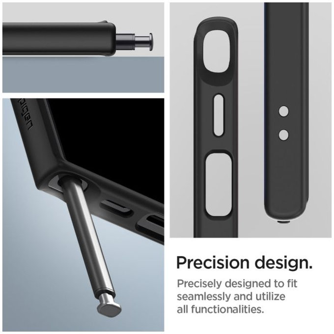 Etui do Samsung S24 Ultra, Ultra Hybrid, Matte Black, Spigen