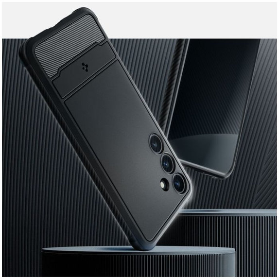 Etui do Samsung S24 Ultra, Rugged Armor, Matte Black, Spigen