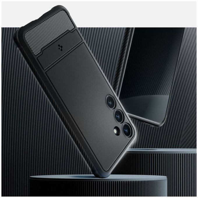 Etui do Samsung S24 Ultra, Rugged Armor, Matte Black, Spigen