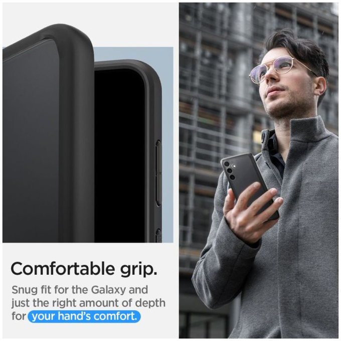 Etui do Samsung S24 Ultra, Ultra Hybrid, Matte Black, Spigen