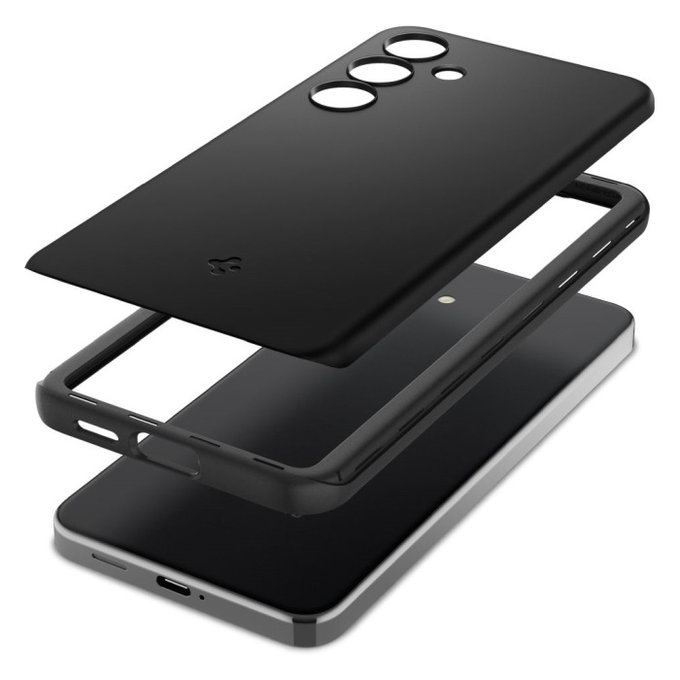 Etui Thin Fit do Samsung S24, czarny, black, Spigen
