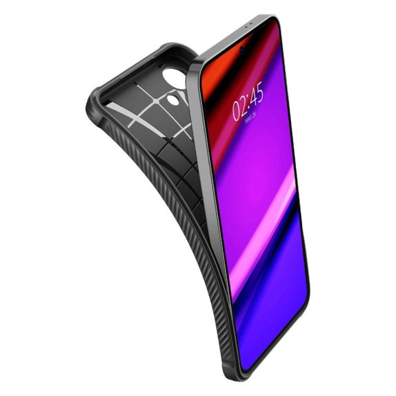 Etui do Samsung S24+, Rugged Armor, Matte Black, Spigen