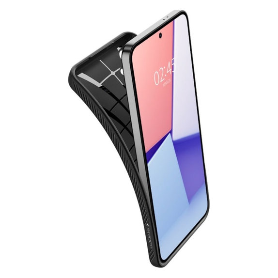 Etui do Samsung S24, Liquid Air, Matte Black, Spigen