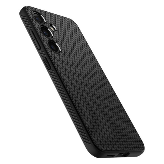 Etui do Samsung S24, Liquid Air, Matte Black, Spigen
