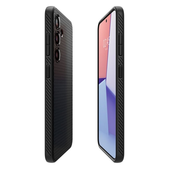 Etui do Samsung S24, Liquid Air, Matte Black, Spigen