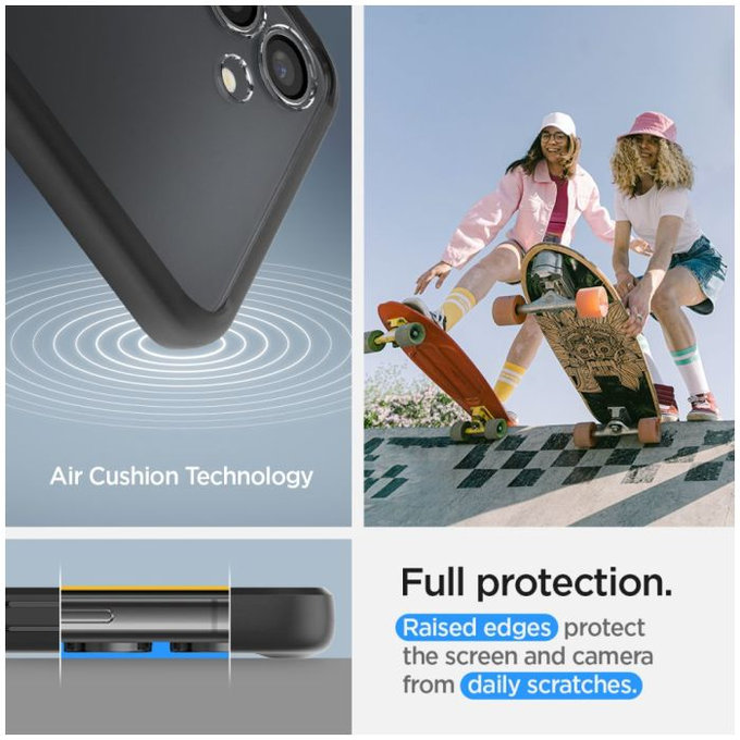 Etui do Samsung S24+, Ultra Hybrid, Frost Black, Spigen