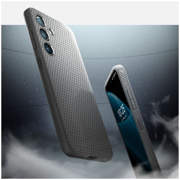 Etui do Samsung S24, Liquid Air, Granite Gray, Spigen