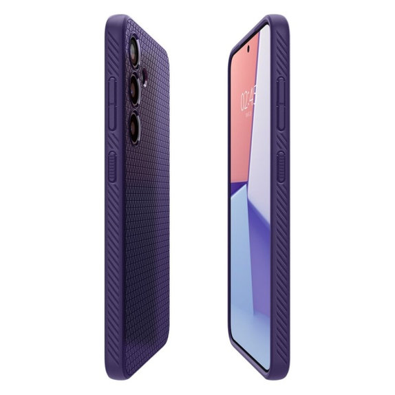 Etui do Samsung S24, Liquid Air, Deep Purple, Spigen