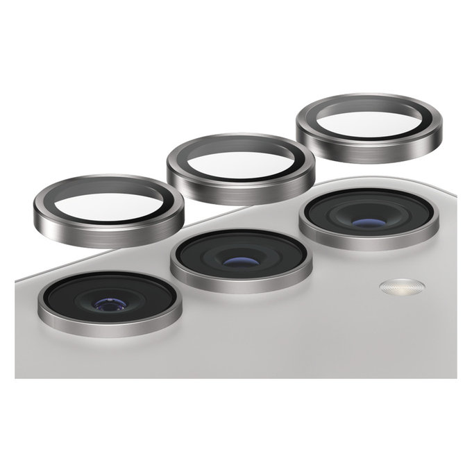 Osłona obiektywu aparatu Hoops do Samsung Galaxy S24/S23/S23+, Szare, PanzerGlass