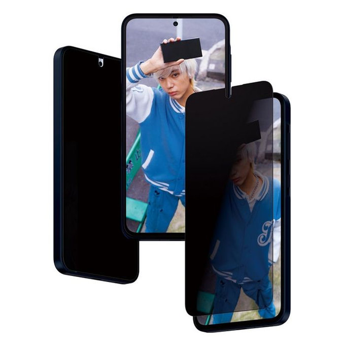 Szkło hartowane Re:Fresh UWF Privacy z aplikatorem do Samsung A35, czarny, black, PanzerGlass