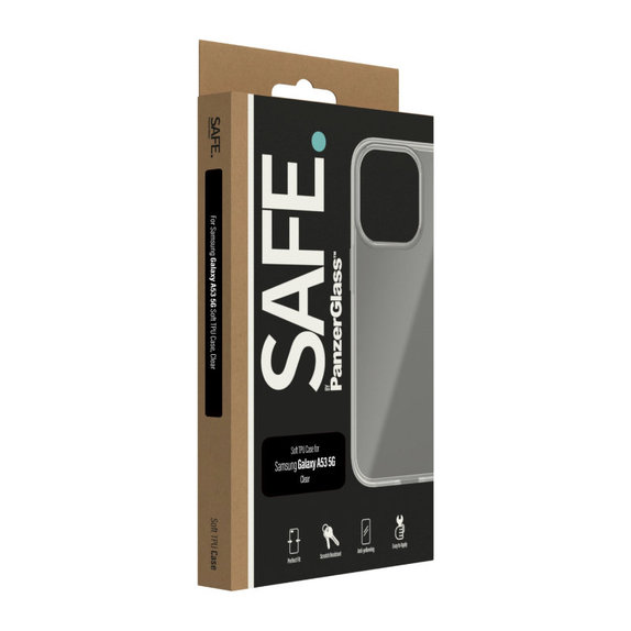 Etui TPU do Samsung Galaxy A53 5G, Przezroczyste, SAFE by PanzerGlass