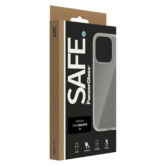 Etui TPU do Samsung Galaxy A14/A14 5G, Przezroczyste, SAFE by PanzerGlass