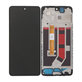 Wyświetlacz do Oppo A58 CPH2577, Ekran dotykowy z ramką, Czarny, Black, TFT