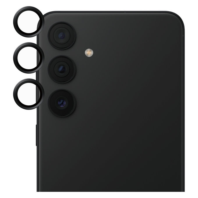 Osłona obiektywu aparatu do Samsung Galaxy S24+, Czarne, SAFE by PanzerGlass