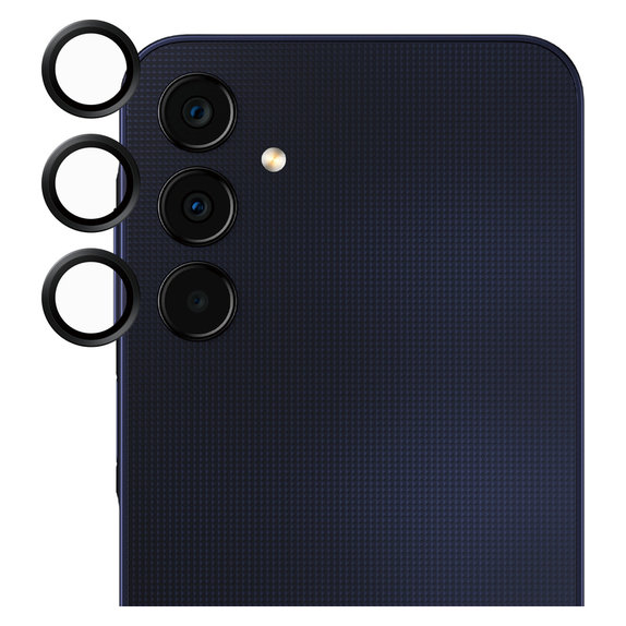 Osłona obiektywu aparatu do Samsung Galaxy A25 5G, Czarne, SAFE by PanzerGlass