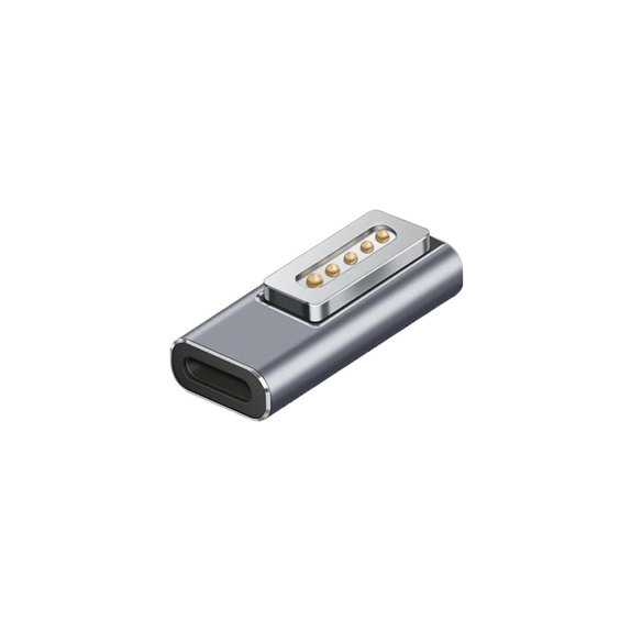 Przejsciówka USB-C - MagSafe 1, srebrny, silver, FixPremium