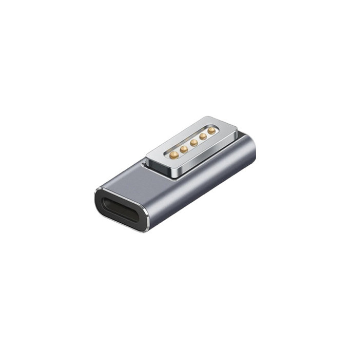 Przejsciówka USB-C - MagSafe 1, srebrny, silver, FixPremium
