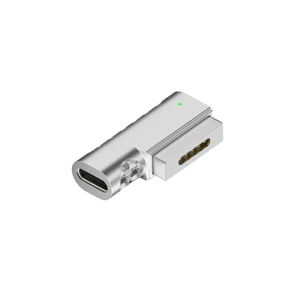 Adapter USB-C do MagSafe 2, Srebrny, FixPremium