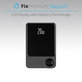 PowerBank MagSafe z LCD 10 000mAh, czarny, black, FixPremium