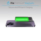 PowerBank MagSafe z LCD 10 000mAh, czarny, black, FixPremium