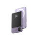 PowerBank MagSafe z LCD 5000mAh, Fioletowy, Purple, FixPremium