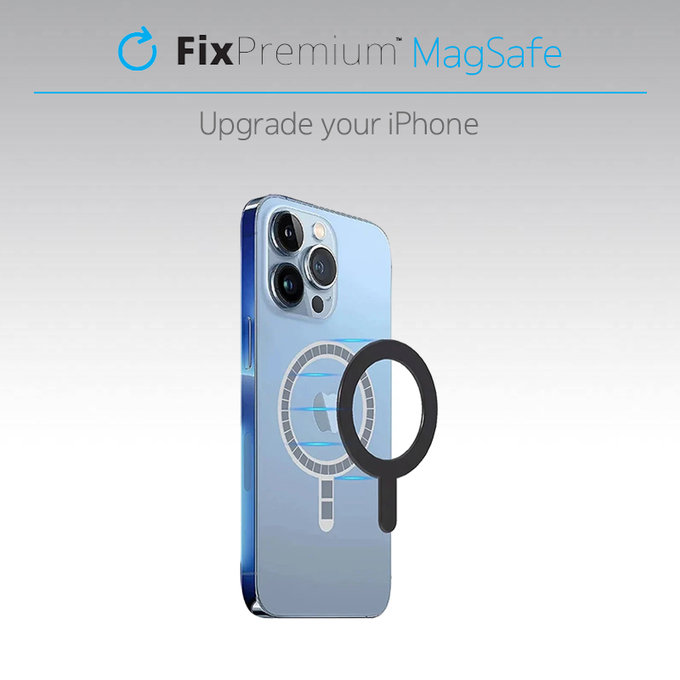 Magnes do MagSafe Ultra, srebrny, silver, FixPremium