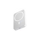 PowerBank MagSafe z podstawką 5000mAh, biały, white, FixPremium