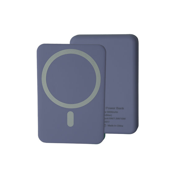 PowerBank MagSafe 5000mAh, Fioletowy, Purple, FixPremium