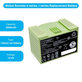 Bateria do iRobot Roomba e-seria, i-seria, ABL-D1, 4624864, ABL-D2, Li-Ion, 14,4V 3000mAh