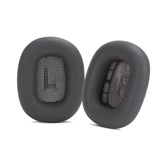 Zapasowe nauszniki do Apple AirPods Max (ekoskóra), Space Gray, FixPremium