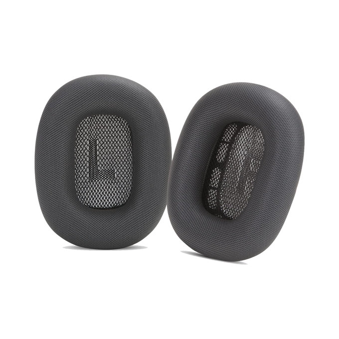 Zapasowe nauszniki do Apple AirPods Max (ekoskóra), Space Gray, FixPremium