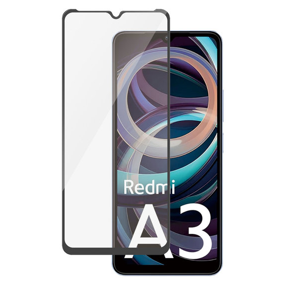 Szkło hartowane UWF AB do Xiaomi Redmi A3, Čierne, PanzerGlass