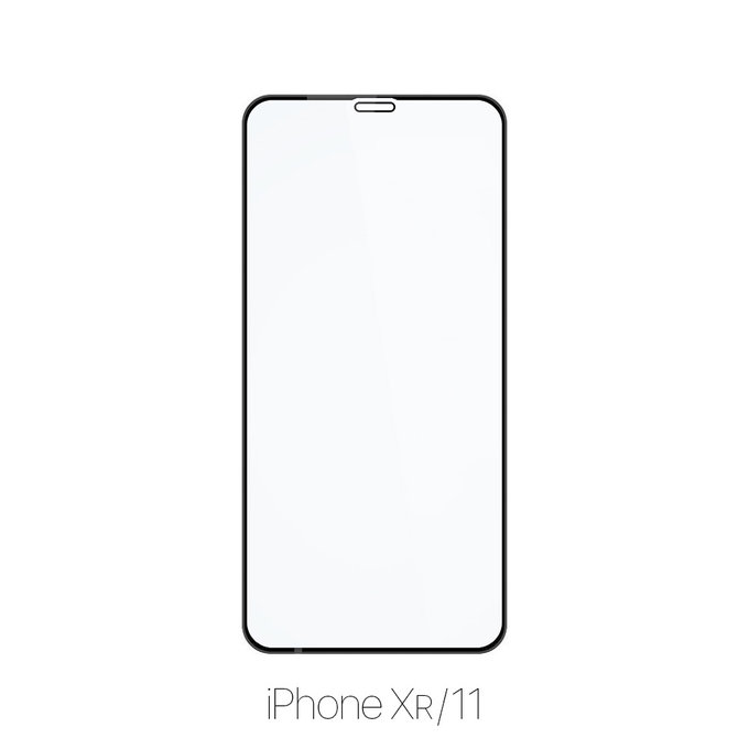 Szkło hartowane do iPhone XR, 11 (10 Pack), FullCover Glass, FixPremium