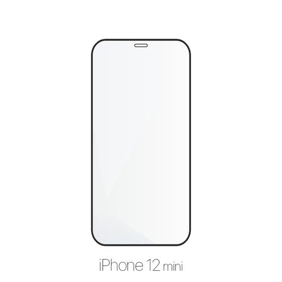Szkło hartowane do iPhone 12 mini (10 Pack), FullCover Glass, FixPremium