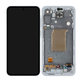 Wyświetlacz do Samsung A55 A556B, Ekran dotykowy z ramką, GH82-34305B, Awesome Iceblue, Genuine Service Pack