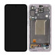 Wyświetlacz do Samsung A55 A556B, Ekran dotykowy z ramką, GH82-34305C, Awesome Lilac, Genuine Service Pack