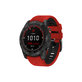 Pasek silikonowy dwukolorowy do Garmin, QuickFit 26mm, Czerwony, Red, FixPremium