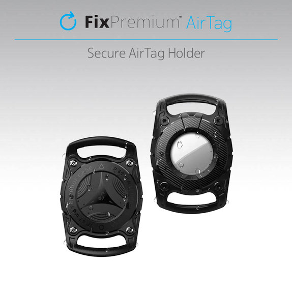 Obroża dla psa, kota do AirTag, zielony, green, FixPremium