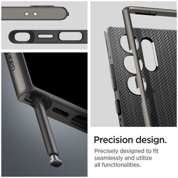 Etui Neo Hybrid do Samsung S24 Ultra, Gunmetal, Spigen