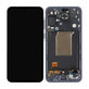 Wyświetlacz do Samsung A55 A556B, Ekran dotykowy z ramką, Awesome Navy, TFT