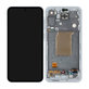 Wyświetlacz OLED do Samsung A55 A556B, Ekran dotykowy z ramką, Awesome Iceblue
