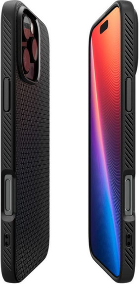 Etui do iPhone 16 Pro Max, Liquid Air, Matte Black, Spigen