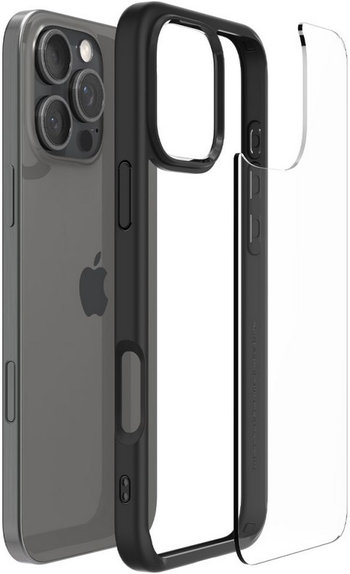 Etui do iPhone 16 Pro Max, Ultra Hybrid, Frost Black, Spigen