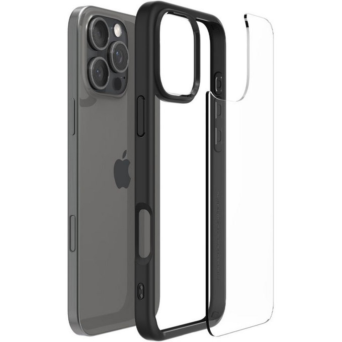 Etui do iPhone 16 Pro Max, Ultra Hybrid, Frost Black, Spigen